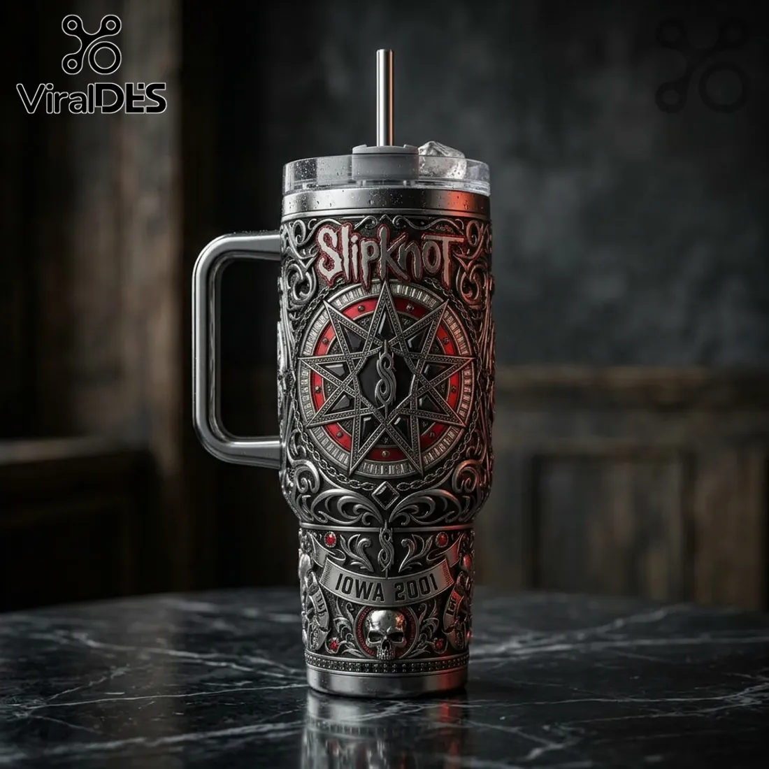 Slipknot Iowa Legacy Edition 2001 Stainless Steel 40oz Tumbler Slipknot Iowa Legacy Edition 2001 Stainless Steel 40oz Tumbler