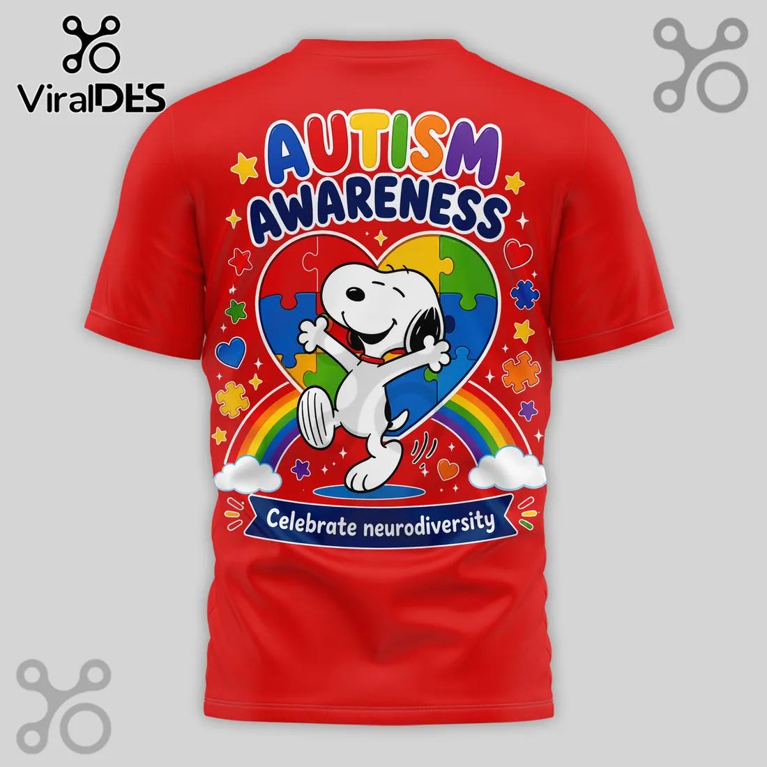 Snoopy Autism Awareness Celebrate Neurodiversity T-shirt Snoopy Autism Awareness Celebrate Neurodiversity T-shirt