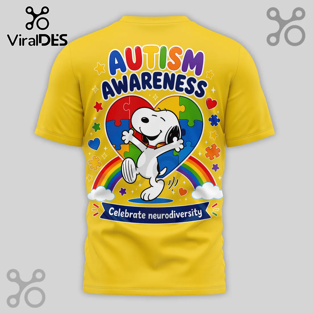 Snoopy Autism Awareness Celebrate Neurodiversity T-shirt Snoopy Autism Awareness Celebrate Neurodiversity T-shirt