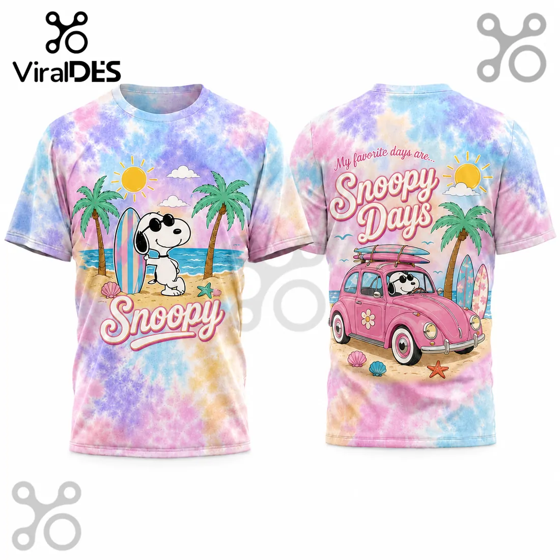 Snoopy Pastel Beach Road Trip Summer Apparel Shirt Snoopy Pastel Beach Road Trip Summer Apparel Shirt