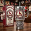 Oakland Athletics Embossed 40oz Stainless Steel Tumbler