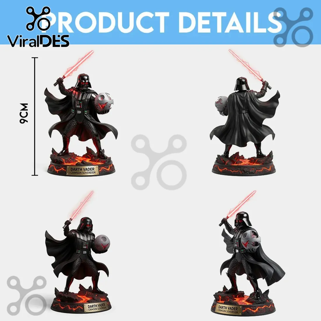 Star Wars Darth Vader 50th Anniversary Crimson Sovereign Edition Sculpted Statue Star Wars Darth Vader 50th Anniversary Crimson Sovereign Edition Sculpted Statue