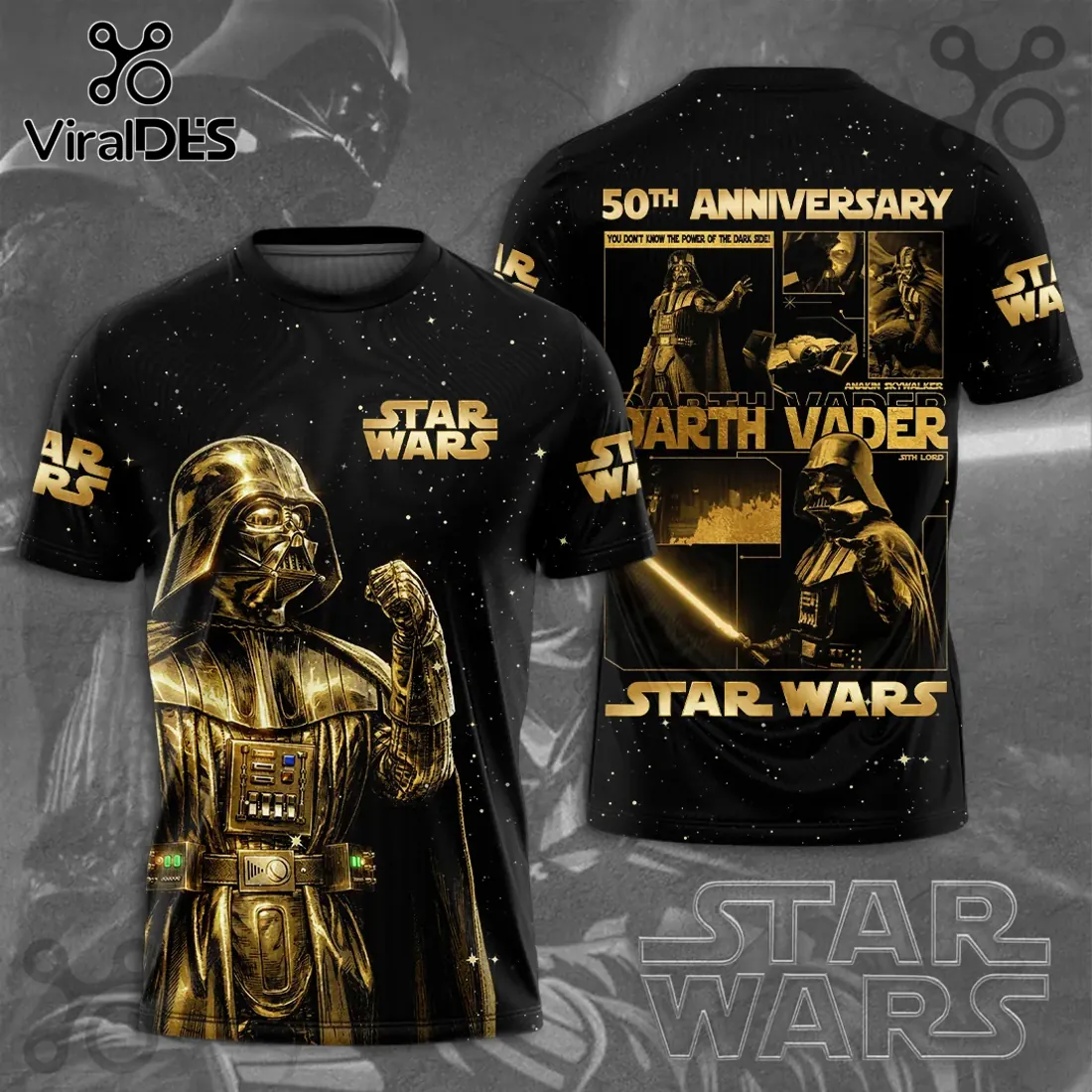 Star Wars Darth Vader 50th Anniversary Gold Edition Hoodie Star Wars Darth Vader 50th Anniversary Gold Edition Hoodie
