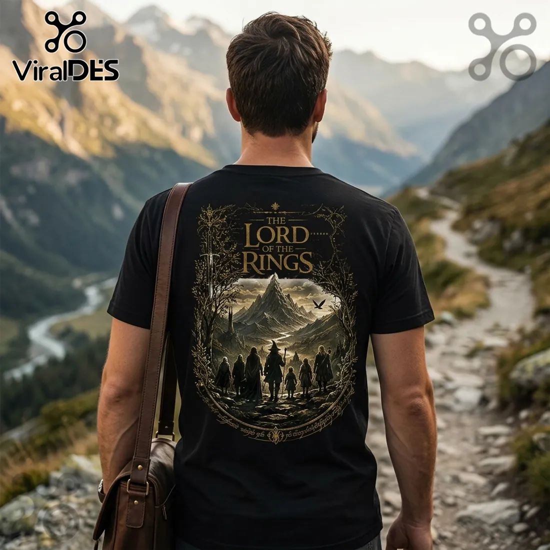 The Lord of the Rings Fellowship Mountain Journey T-shirt The Lord of the Rings Fellowship Mountain Journey T-shirt