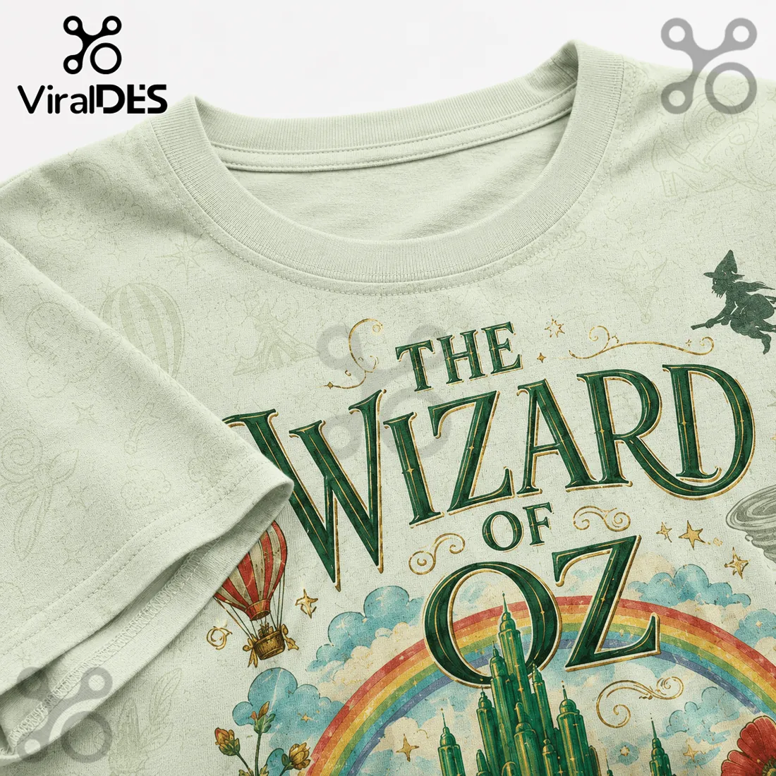 The Wizard of Oz Yellow Brick Road Vintage Collectible T-Shirt The Wizard of Oz Yellow Brick Road Vintage Collectible T-Shirt
