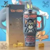Tom and Jerry Sculpted 3D Brown Tumbler