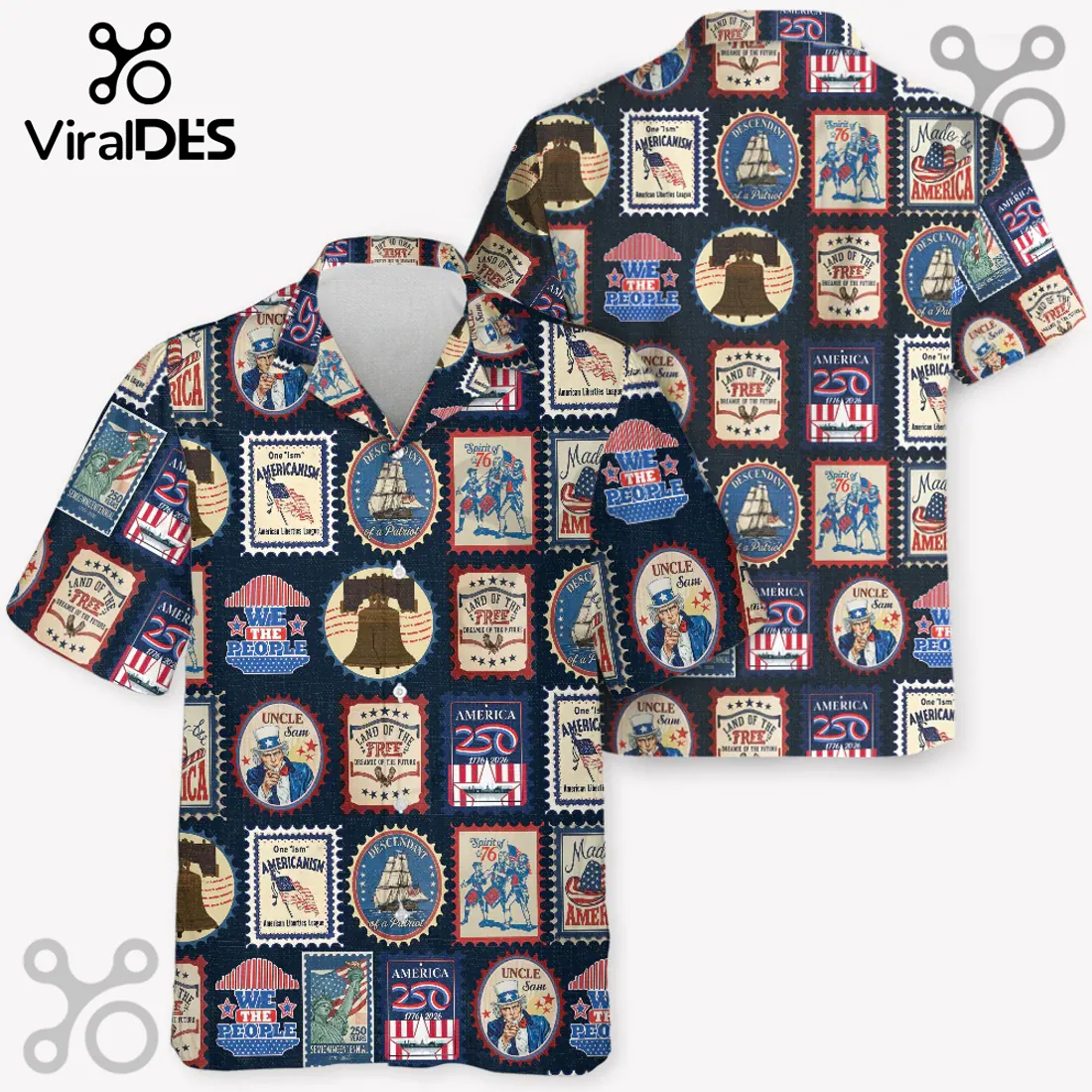 USA Patriotic America 250th Anniversary Hawaiian Shirt 2026 USA Patriotic America 250th Anniversary Hawaiian Shirt 2026