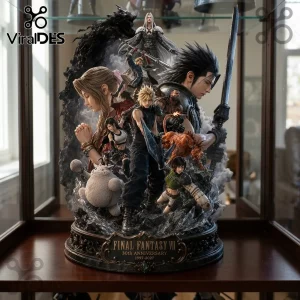 Final Fantasy VII 30th Anniversary Hand-Painted Sculpted Resin Diorama Statue