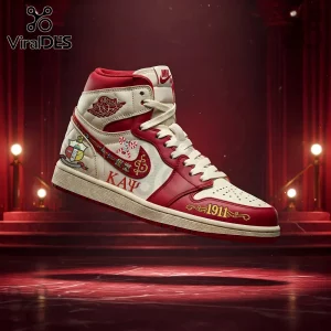 Kappa Alpha Psi Red White 1911 Nike Air Jordan 1 Sneakers Kappa Alpha Psi Red White 1911 Nike Air Jordan 1 Sneakers