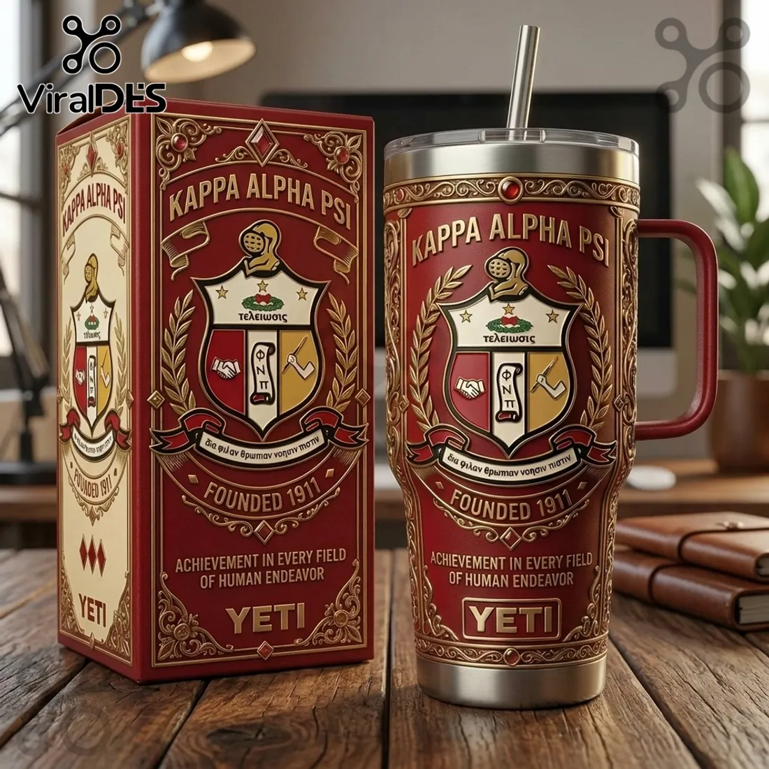 Yeti x Kappa Alpha Psi 40oz Stanley Tumbler Yeti x Kappa Alpha Psi 40oz Stanley Tumbler