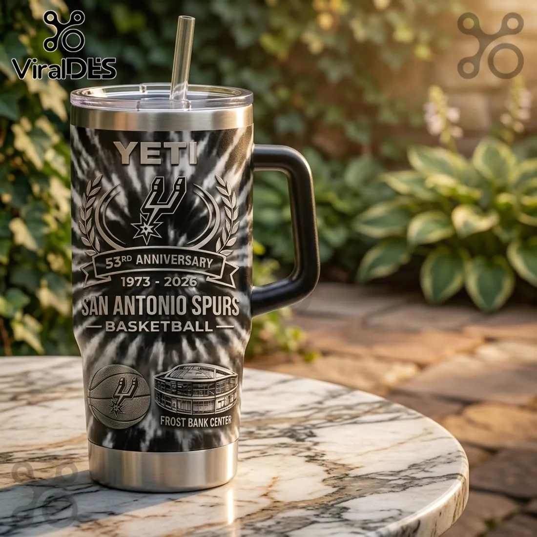 YETI x San Antonio Spurs 53rd Anniversary Stainless Steel Tumbler YETI x San Antonio Spurs 53rd Anniversary Stainless Steel Tumbler