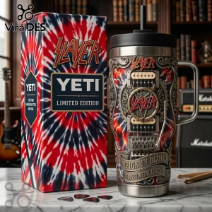 YETI x Slayer Reign in Blood Stainless Steel Sculpted 40oz Tumbler
