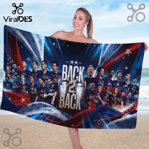 Paris Saint-Germain Champions of Europe 2025/2026 Beach Towel Paris Saint-Germain Champions of Europe 2025/2026 Beach Towel