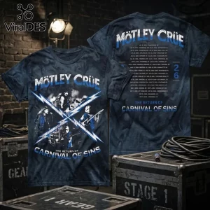 Motley Crue 2026 The Return of Carnival of Sins Shirt Motley Crue 2026 The Return of Carnival of Sins Shirt