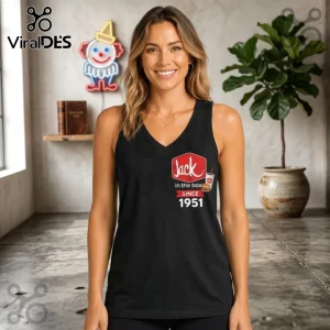 Jack in the Box Retro 1951 Logo V-Neck Tank Top