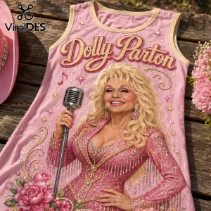 Dolly Parton Floral Country Western Tank Dress