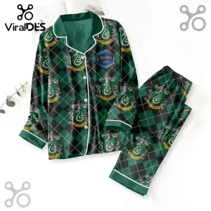 Harry Potter Slytherin Green Plaid Pajama Set Harry Potter Slytherin Green Plaid Pajama Set