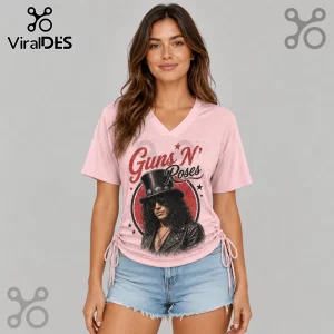 Guns N Roses Sweet Child O Mine Pink Lace-Up Jersey