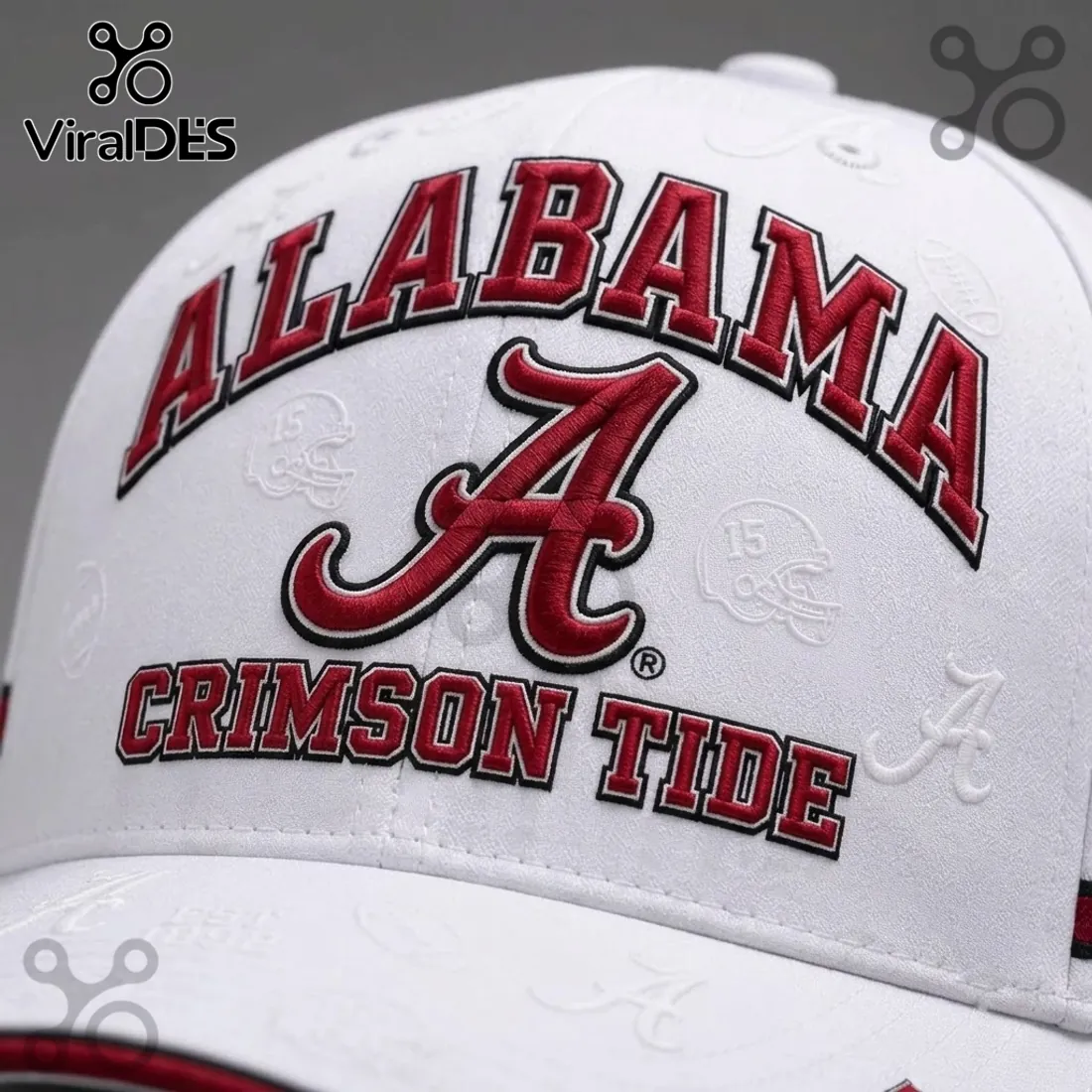 Alabama Crimson Tide Premium White Baseball Cap Alabama Crimson Tide Premium White Baseball Cap