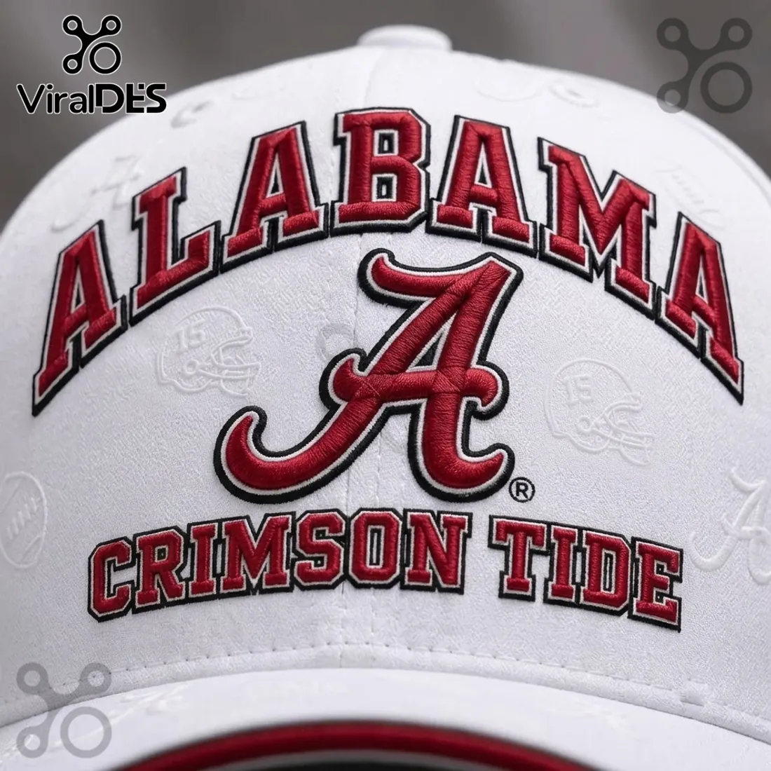 Alabama Crimson Tide Premium White Baseball Cap Alabama Crimson Tide Premium White Baseball Cap