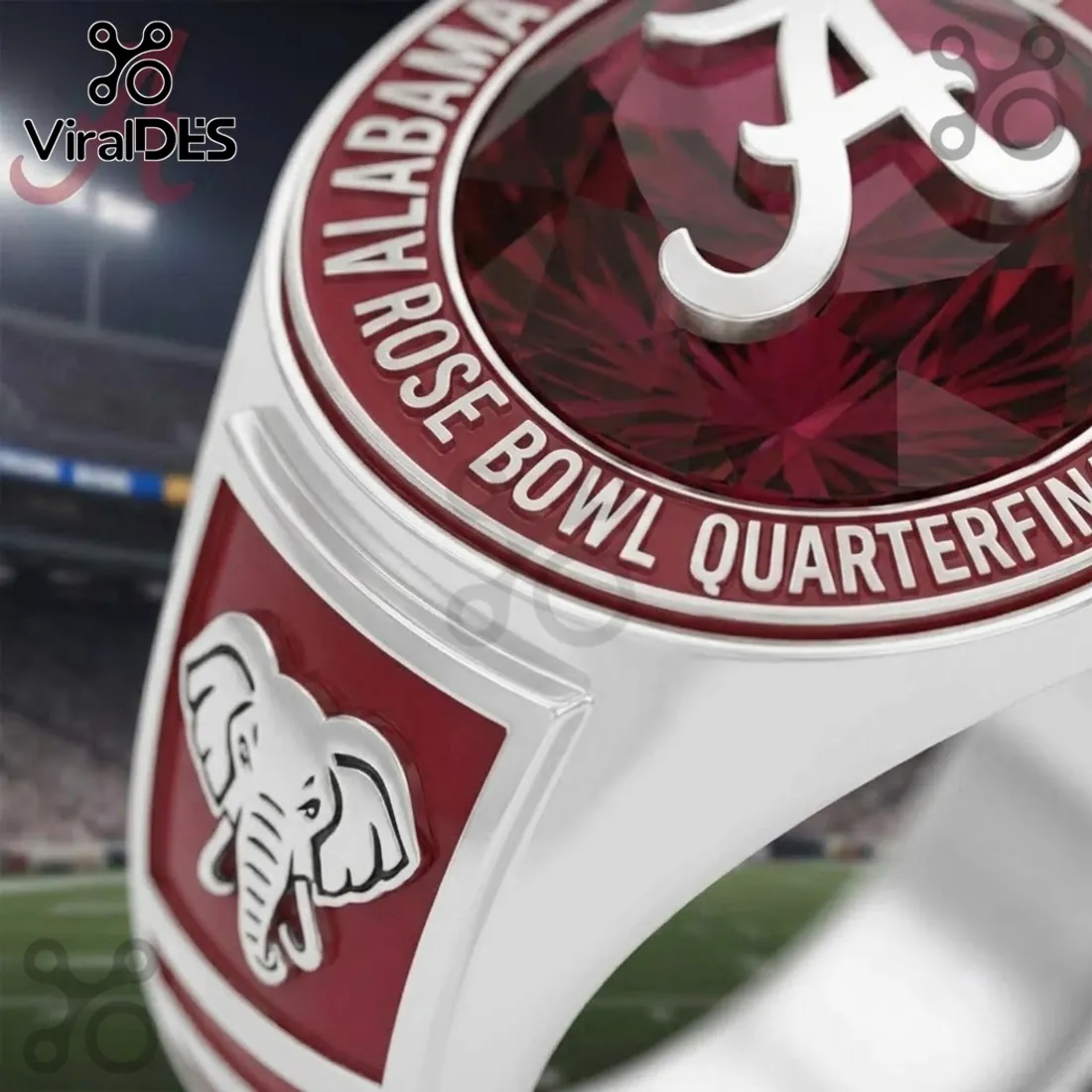 Alabama Crimson Tide Rose Bowl 2025 Commemorative Ring Alabama Crimson Tide Rose Bowl 2025 Commemorative Ring