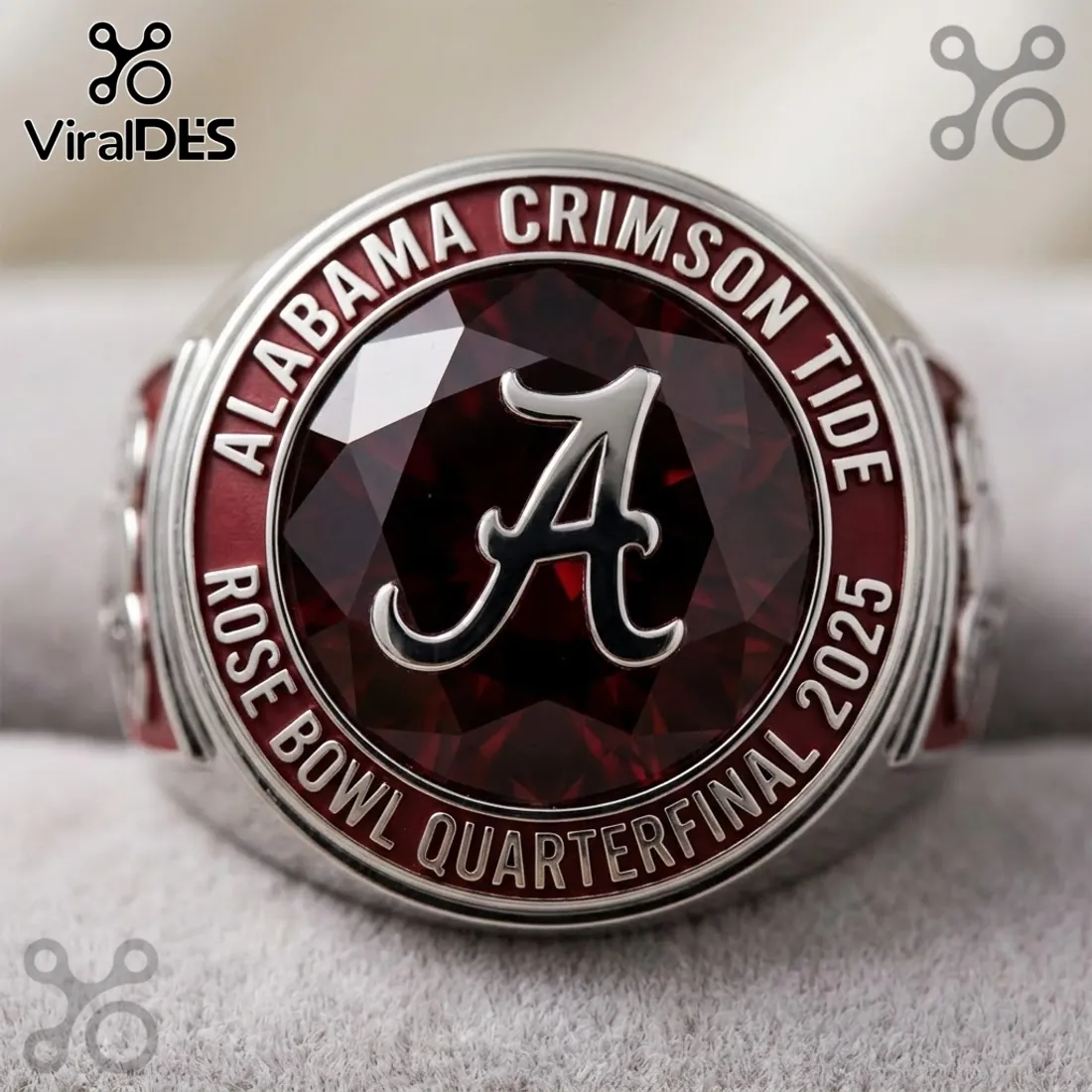 Alabama Crimson Tide Rose Bowl 2025 Commemorative Ring Alabama Crimson Tide Rose Bowl 2025 Commemorative Ring