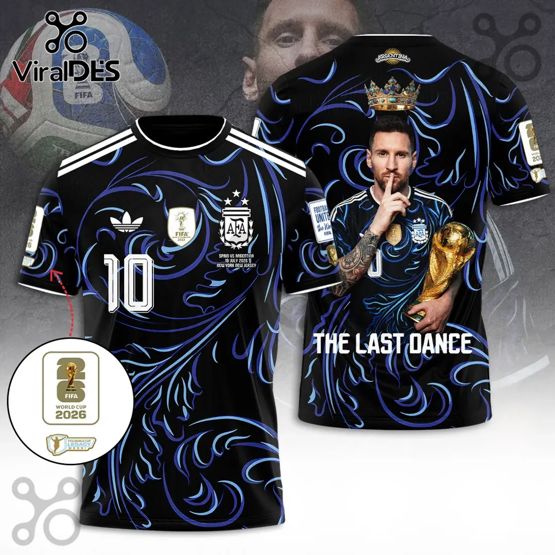 Argentina National Team Messi 2026 World Cup Black Hoodie Argentina National Team Messi 2026 World Cup Black Hoodie