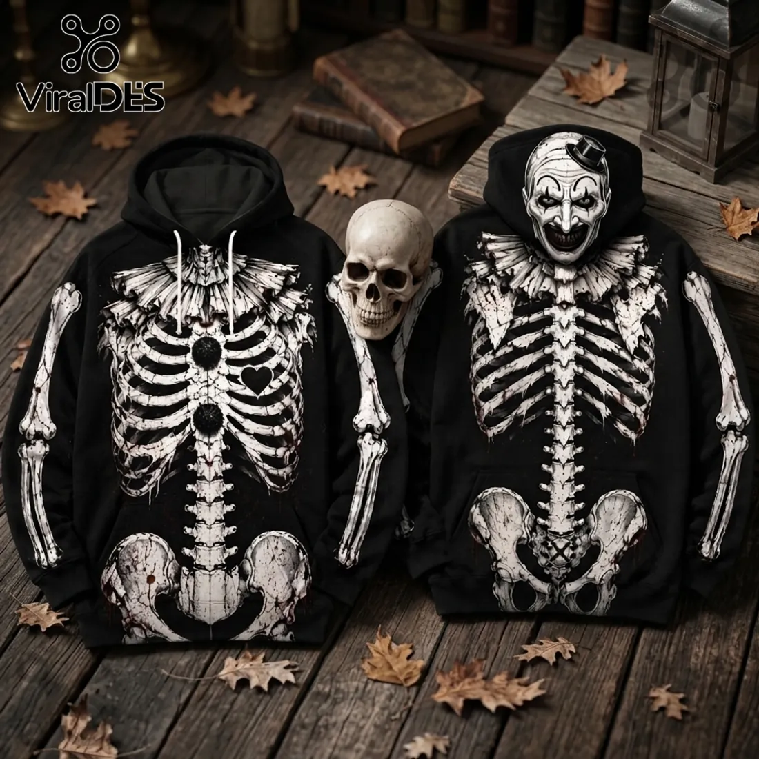 Art The Clown Horror Skeleton Black Hoodie Art The Clown Horror Skeleton Black Hoodie
