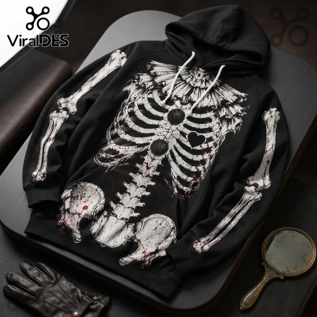 Art The Clown Horror Skeleton Black Hoodie Art The Clown Horror Skeleton Black Hoodie