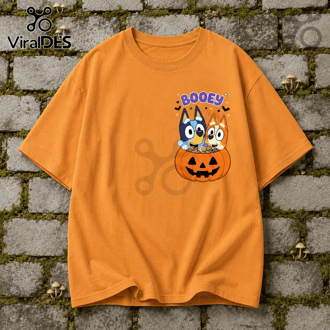 Bluey Heelerween Pumpkin Trick or Treat Orange T-Shirt Bluey Heelerween Pumpkin Trick or Treat Orange T-Shirt