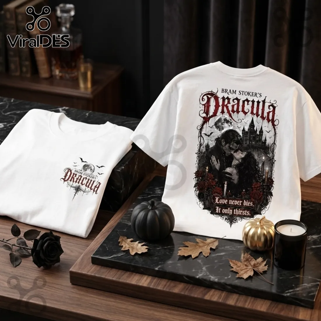 Bram Stoker’s Dracula Gothic Romance White T-Shirt Bram Stoker’s Dracula Gothic Romance White T-Shirt