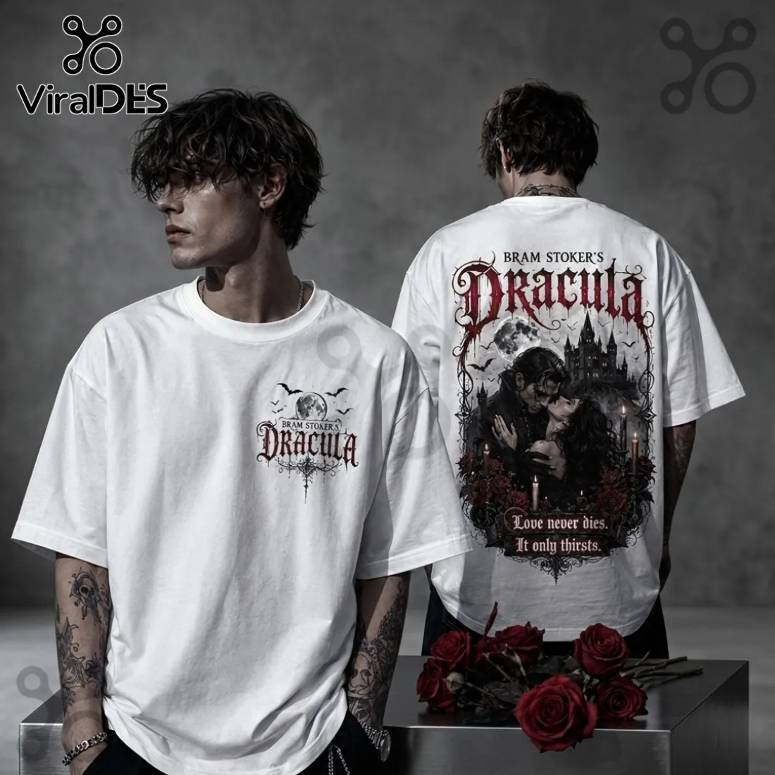 Bram Stoker’s Dracula Gothic Romance White T-Shirt Bram Stoker’s Dracula Gothic Romance White T-Shirt