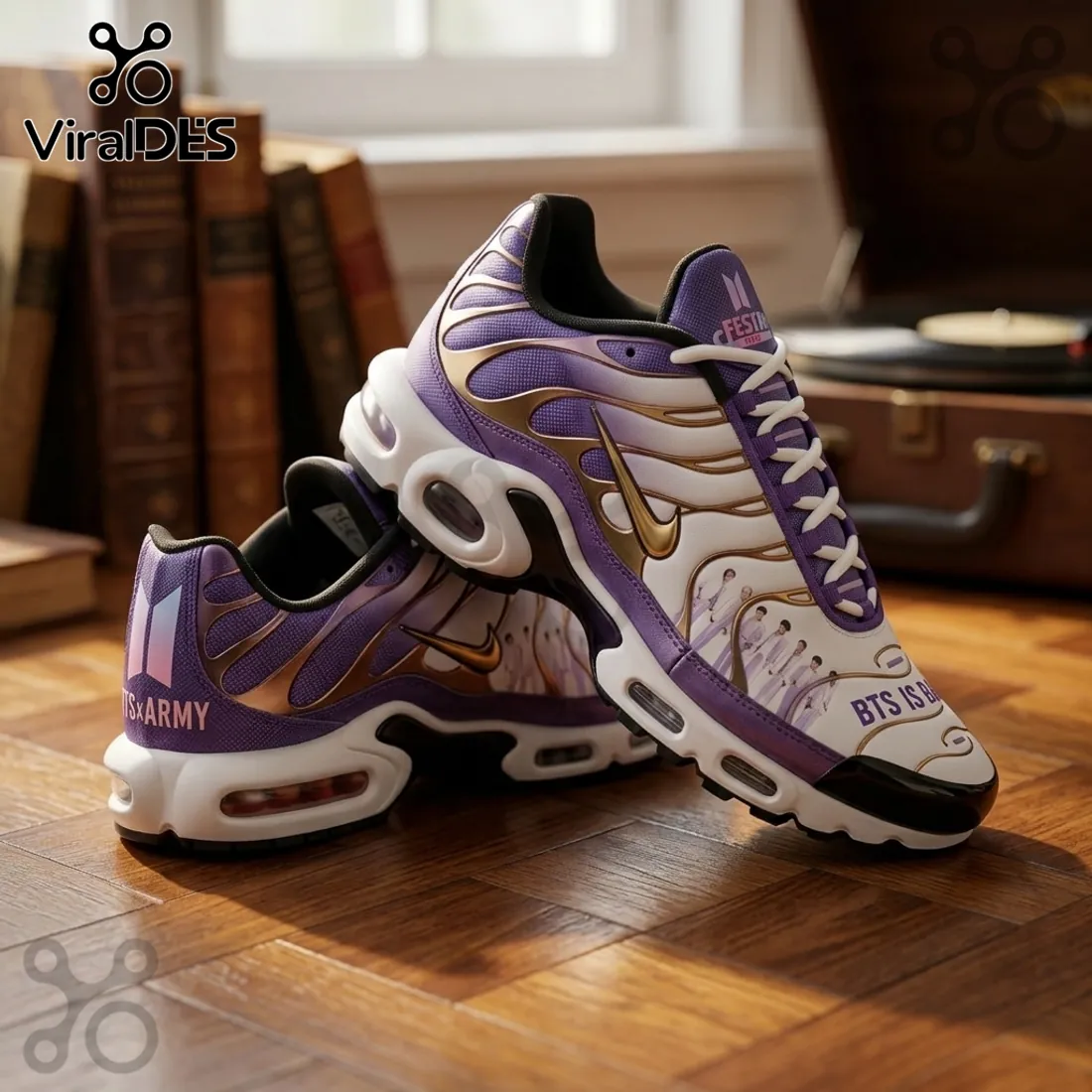 BTS x ARMY Purple Air Cushion Air Max Sport Shoes BTS x ARMY Purple Air Cushion Air Max Sport Shoes