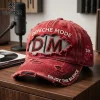 Jimmy Buffett Parrot Embroidered Distressed Baseball Cap