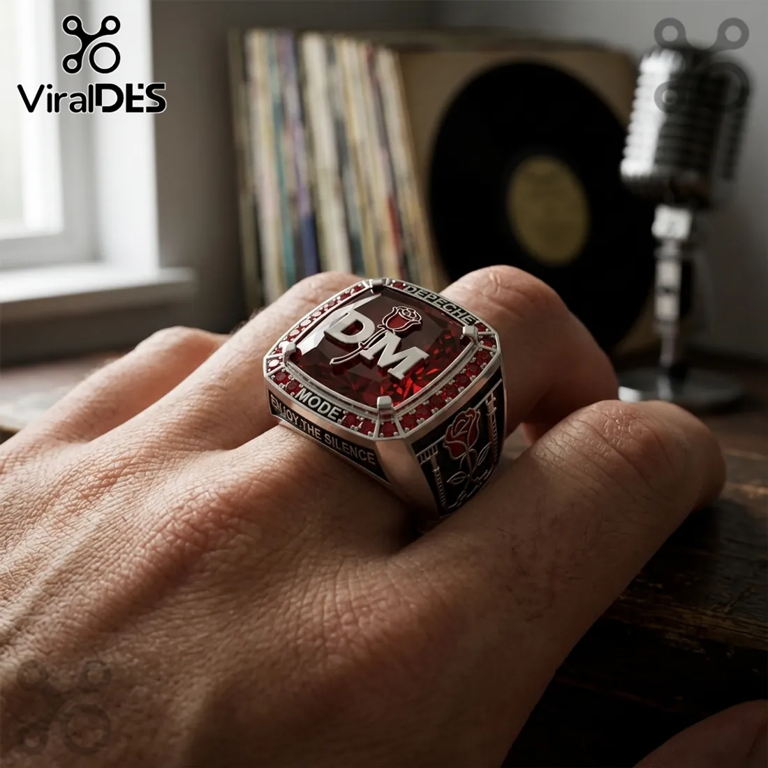 Depeche Mode Enjoy The Silence Stainless Steel Ring Depeche Mode Enjoy The Silence Stainless Steel Ring