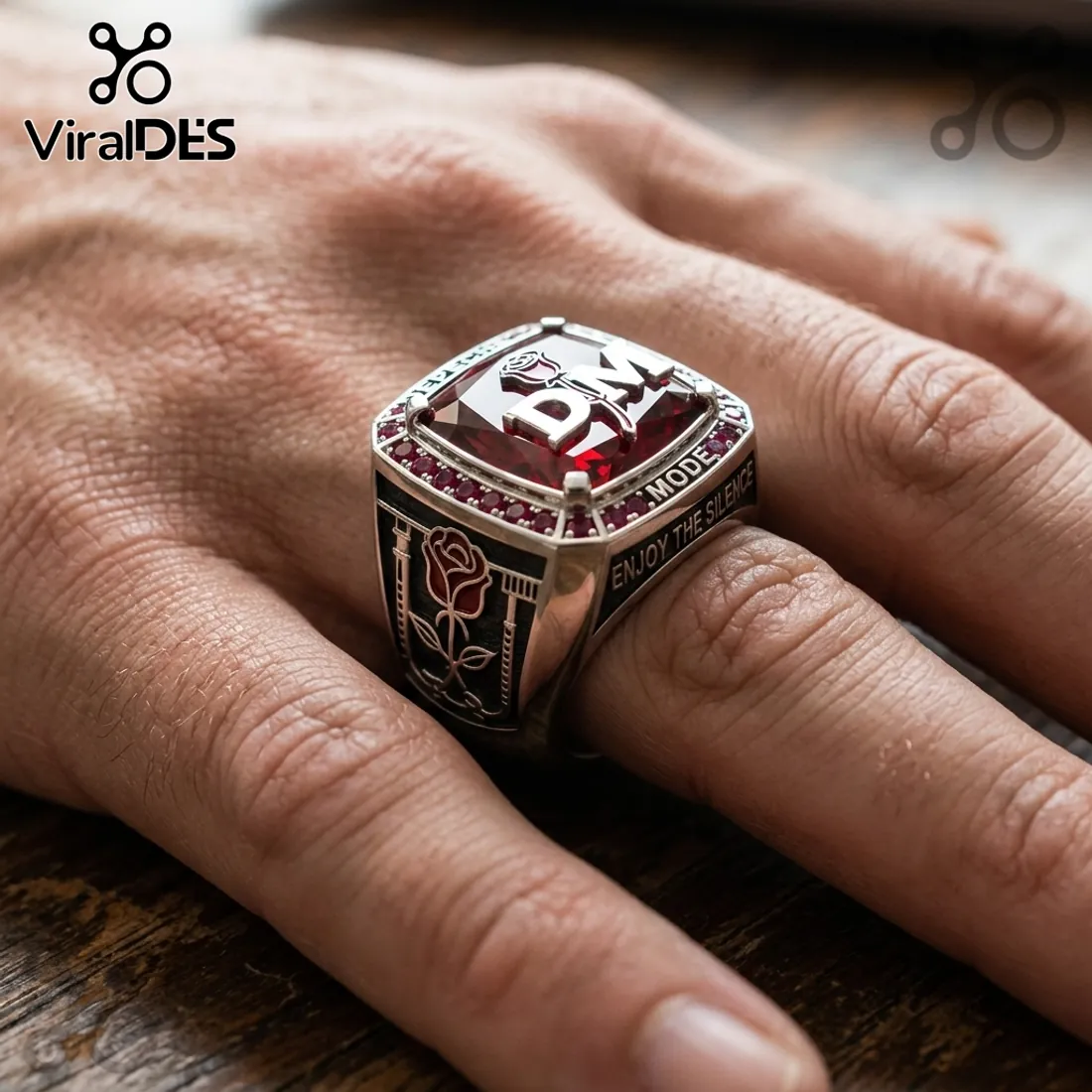 Depeche Mode Enjoy The Silence Stainless Steel Ring Depeche Mode Enjoy The Silence Stainless Steel Ring