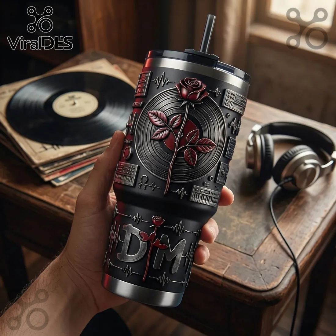 Depeche Mode Violator 40oz Stanley Handle Tumbler Depeche Mode Violator 40oz Stanley Handle Tumbler