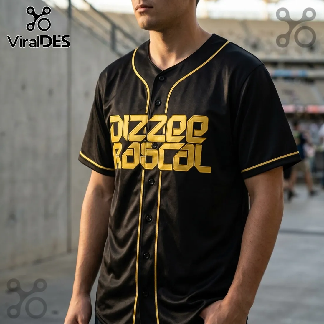 Dizzee Rascal We Want Bass 2026 Tour Black Yellow Baseball Jersey Dizzee Rascal We Want Bass 2026 Tour Black Yellow Baseball Jersey