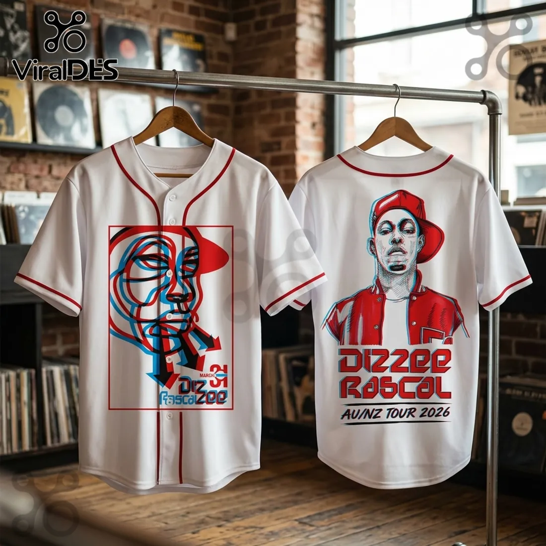 Dizzee Rascal We Want Bass 2026 Tour White Baseball Jersey Dizzee Rascal We Want Bass 2026 Tour White Baseball Jersey