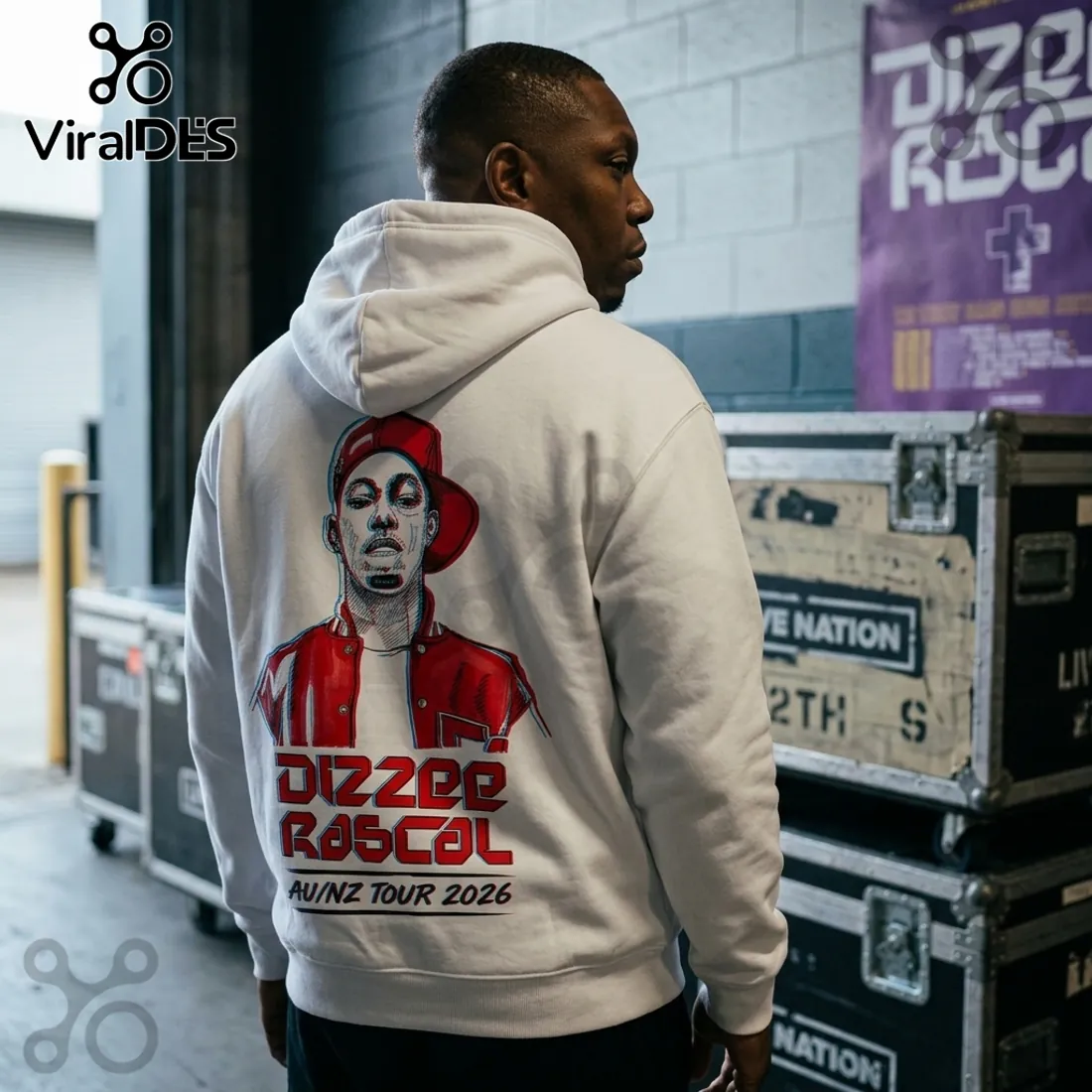 Dizzee Rascal We Want Bass Concert 2026 White Hoodie Dizzee Rascal We Want Bass Concert 2026 White Hoodie