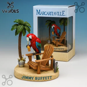 Margaritaville Jimmy Buffett Parrot Premium Acrylic Plaque