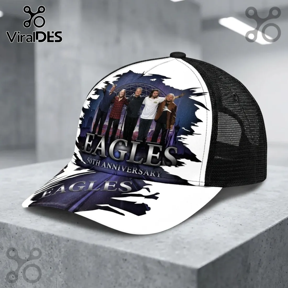 Eagles Band 50th Anniversary Greatest Hits Baseball Cap Eagles Band 50th Anniversary Greatest Hits Baseball Cap