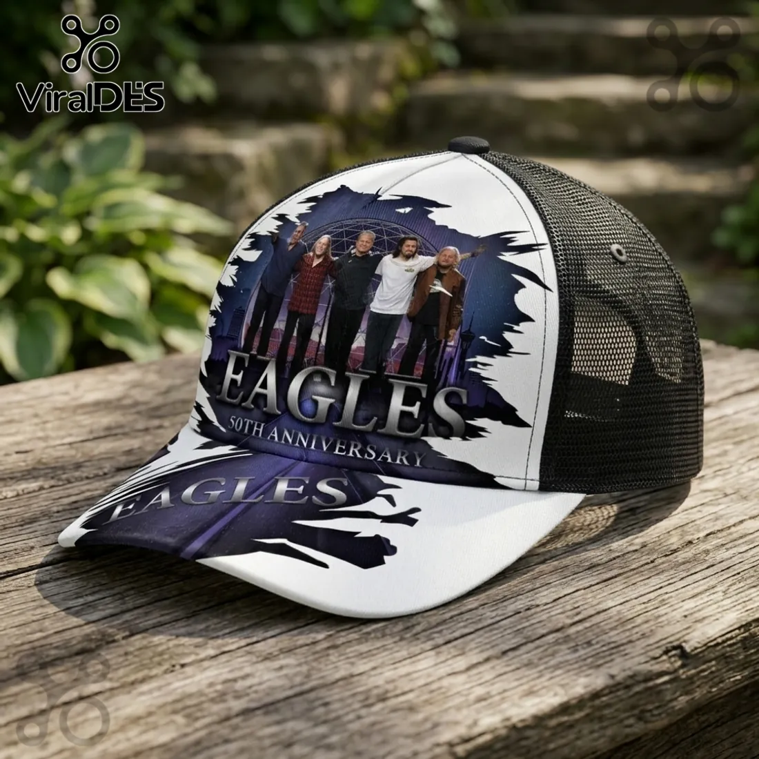 Eagles Band 50th Anniversary Greatest Hits Baseball Cap Eagles Band 50th Anniversary Greatest Hits Baseball Cap