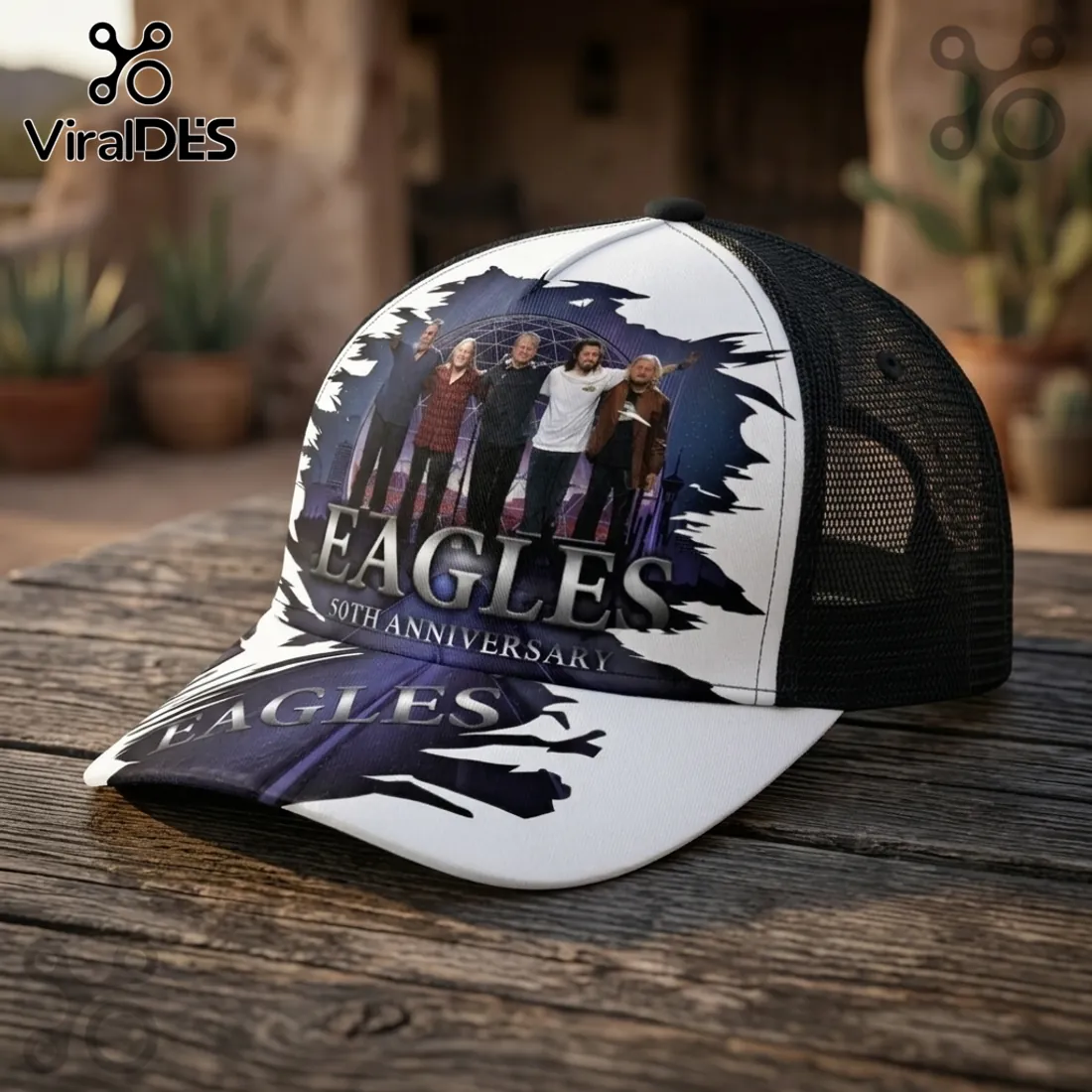 Eagles Band 50th Anniversary Greatest Hits Baseball Cap Eagles Band 50th Anniversary Greatest Hits Baseball Cap