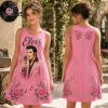 Stevie Nicks Vintage Celestial Floral Sleeveless Dress Stevie Nicks Vintage Celestial Floral Sleeveless Dress