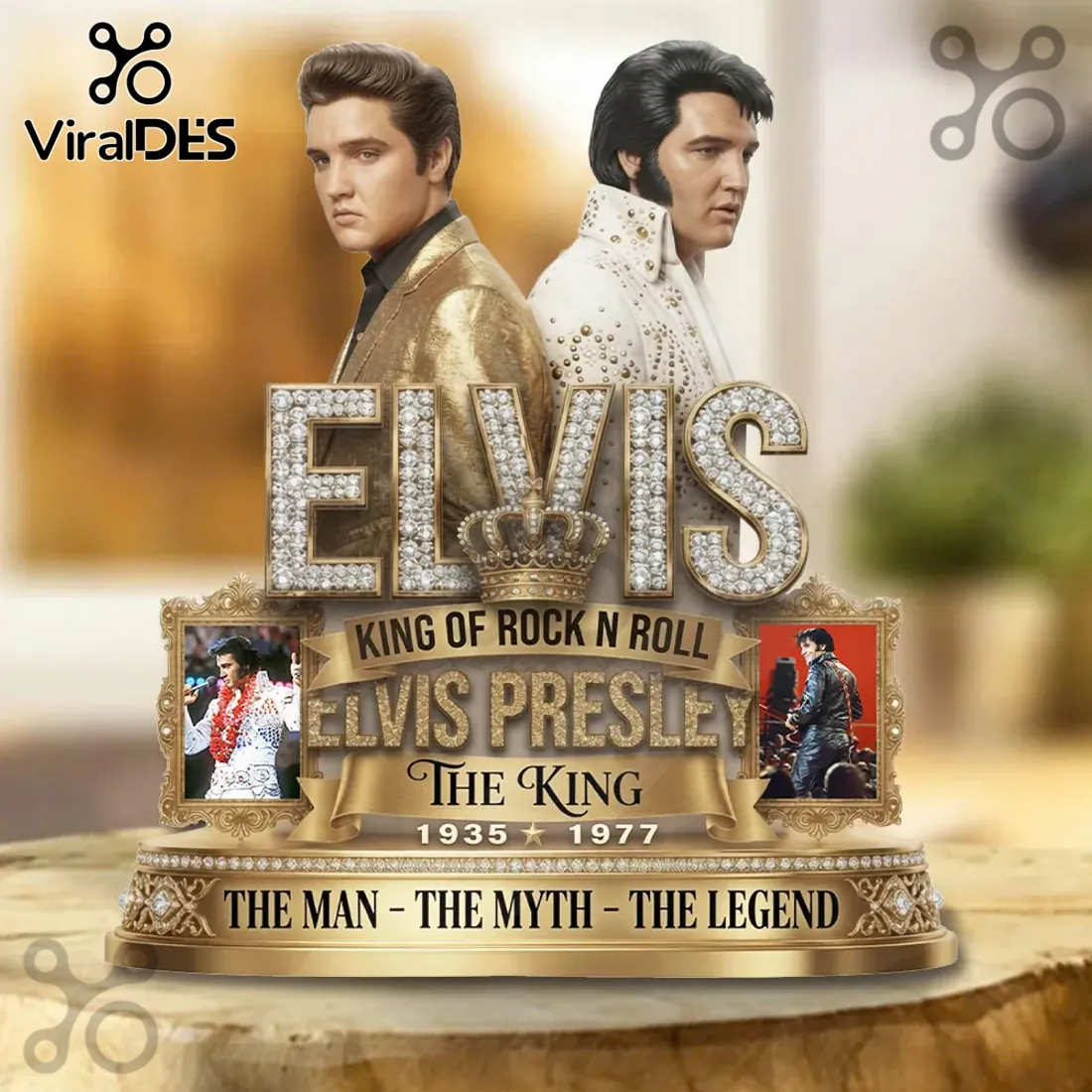 Elvis Presley The King 3D Sculpted Commemorative Plaque Elvis Presley The King 3D Sculpted Commemorative Plaque
