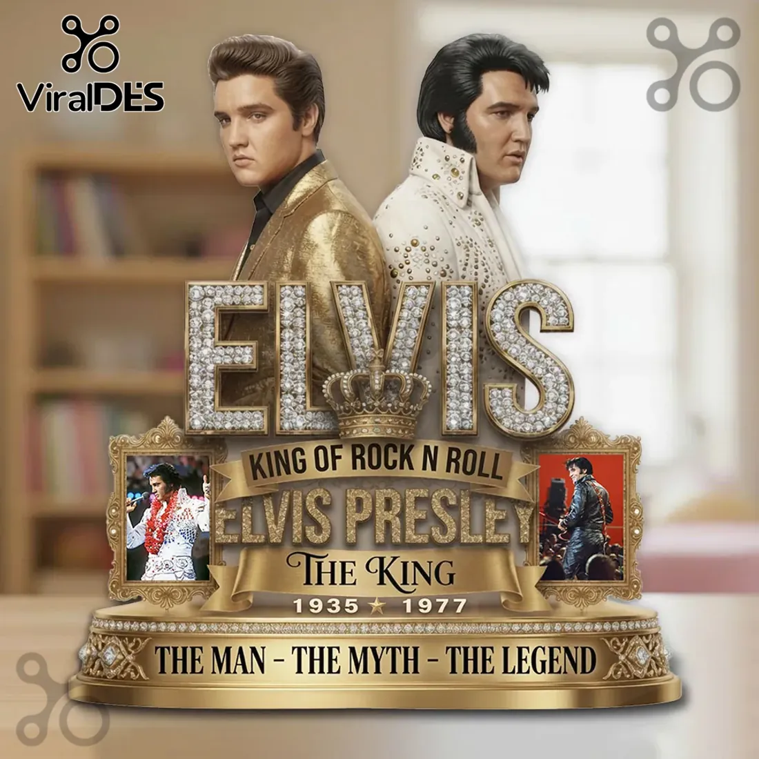 Elvis Presley The King 3D Sculpted Commemorative Plaque Elvis Presley The King 3D Sculpted Commemorative Plaque