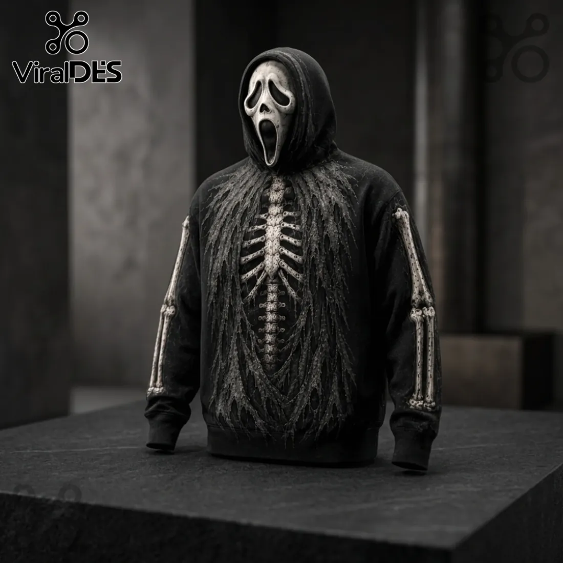 Ghostface Skeleton Halloween Pullover Hoodie 2026 Ghostface Skeleton Halloween Pullover Hoodie 2026