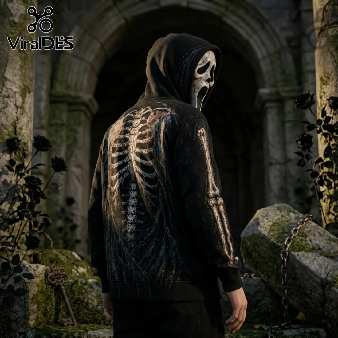 Ghostface Skeleton Halloween Pullover Hoodie 2026 Ghostface Skeleton Halloween Pullover Hoodie 2026
