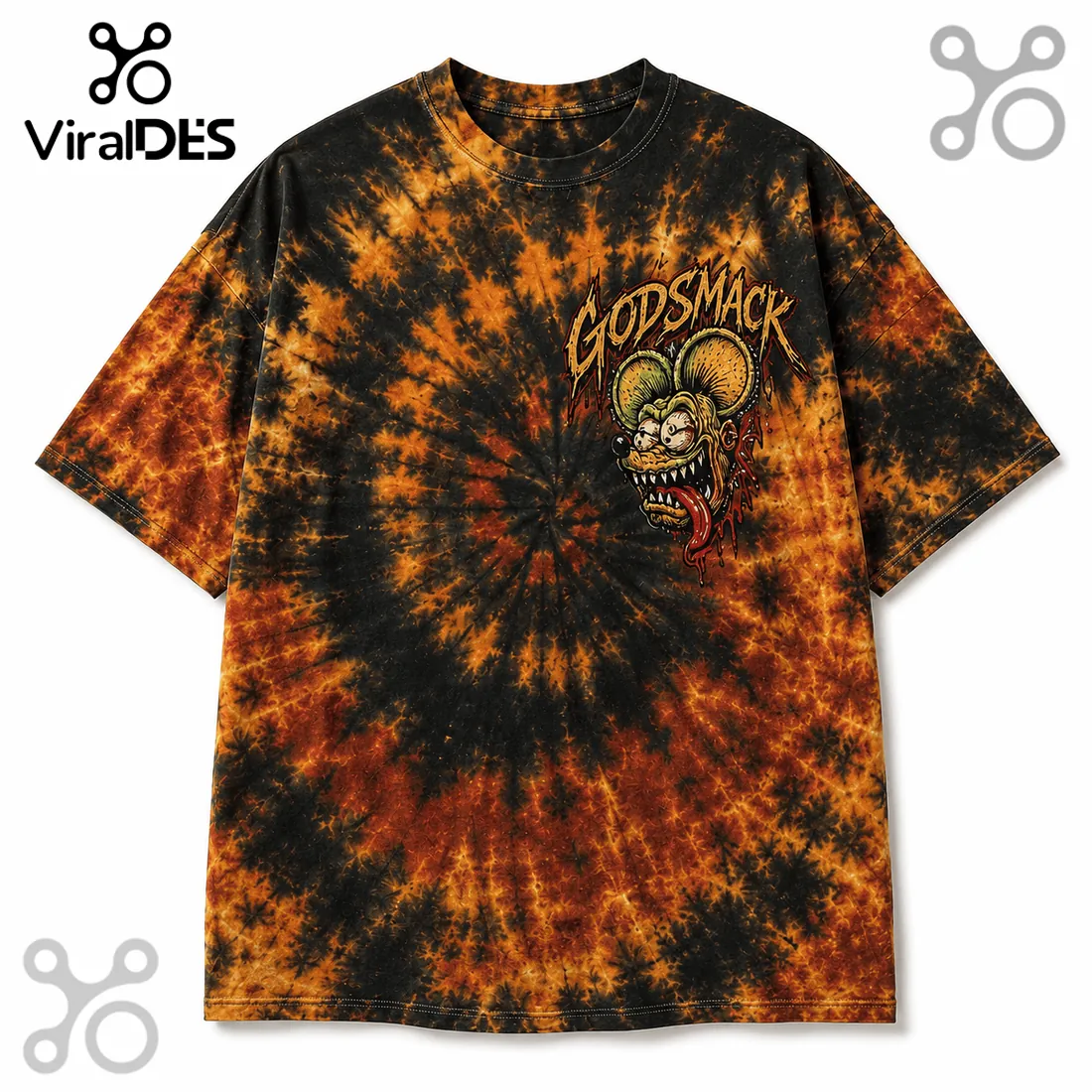 Godsmack No Mercy Tie Dye T-Shirt Godsmack No Mercy Tie Dye T-Shirt